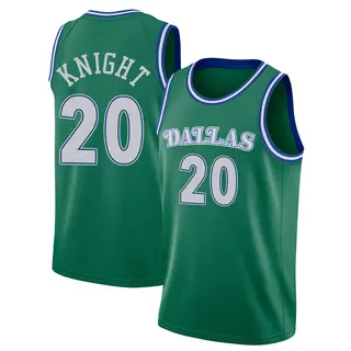 Men's Brandon Knight Dallas Mavericks Nike Swingman Green 2020/21 Hardwood Classics Jersey