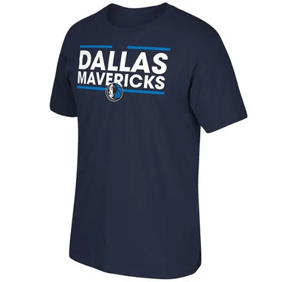 Men's Dallas Mavericks Adidas Navy Dassler T-Shirt