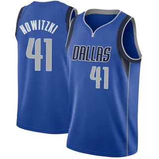 Men's Dirk Nowitzki Dallas Mavericks Nike Swingman Royal Jersey - Icon Edition