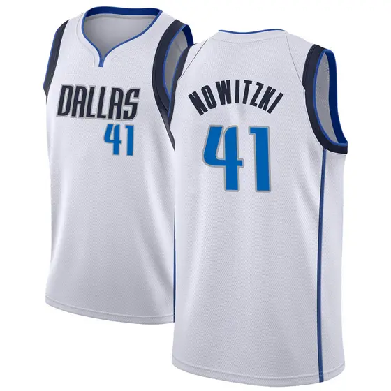 Dirk Nowitzki Dallas Mavericks Nike City Edition Swingman Jersey Men's  Small NBA