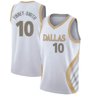 Men's Dorian Finney-Smith Dallas Mavericks Nike Swingman White 2020/21 Jersey - City Edition