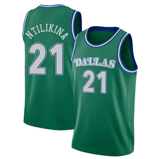 Men's Frank Ntilikina Dallas Mavericks Nike Swingman Green 2020/21 Hardwood Classics Jersey