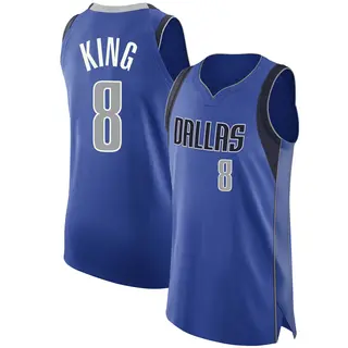 Men's George King Dallas Mavericks Nike Authentic Royal 2020/21 Jersey - Icon Edition