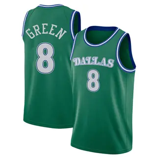 Men's Josh Green Dallas Mavericks Nike Swingman Green 2020/21 Hardwood Classics Jersey
