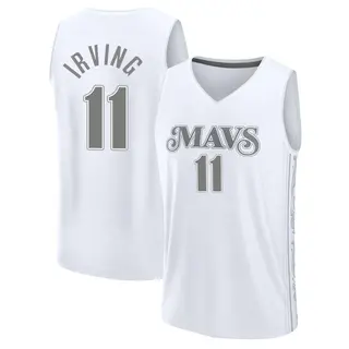 Men's Kyrie Irving Dallas Mavericks Fast Break White Fanatics 2024/25 City Edition Jersey