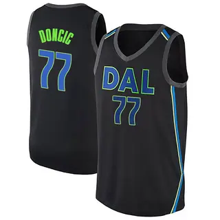 Men's Luka Doncic Dallas Mavericks Nike Swingman Black Jersey - City Edition