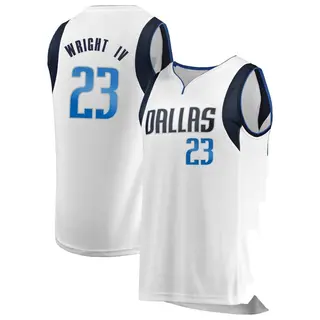 Men's McKinley Wright IV Dallas Mavericks Fanatics Branded Fast Break White Jersey - Association Edition