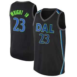 Men's McKinley Wright IV Dallas Mavericks Nike Swingman Black Jersey - City Edition