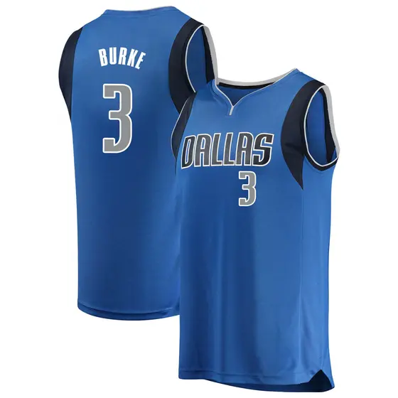 Men's Trey Burke Dallas Mavericks Fanatics Branded Blue Fast Break Jersey - Icon Edition