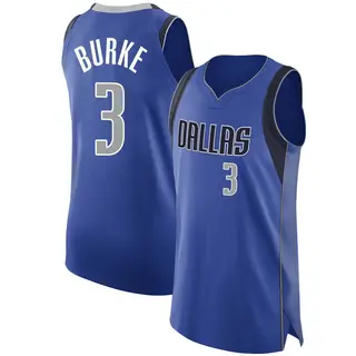 Men's Trey Burke Dallas Mavericks Nike Authentic Royal 2020/21 Jersey - Icon Edition