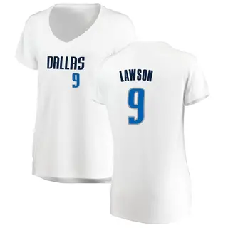 Women's A.J. Lawson Dallas Mavericks Fanatics Branded Fast Break White Jersey - Association Edition