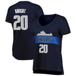 Women's Brandon Knight Dallas Mavericks Fanatics Branded Navy Fast Break Jersey - Statement Edition