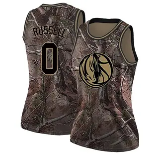 Women's D'Angelo Russell Dallas Mavericks Nike Swingman Camo Realtree Collection Jersey