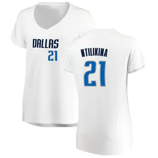 Women's Frank Ntilikina Dallas Mavericks Fanatics Branded White Fast Break Jersey - Association Edition