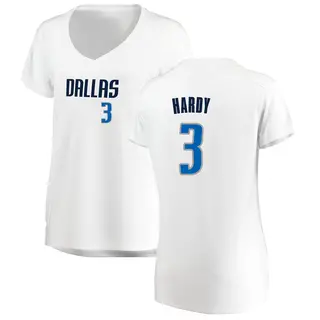 Women's Jaden Hardy Dallas Mavericks Fanatics Branded Fast Break White Jersey - Association Edition