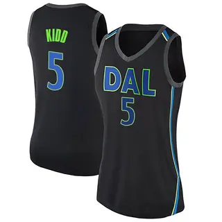 Women's Jason Kidd Dallas Mavericks Nike Swingman Black Jersey - City Edition