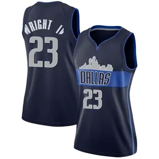 Women's McKinley Wright IV Dallas Mavericks Nike Swingman Navy Jersey - Statement Edition