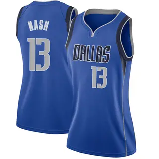 Women's Steve Nash Dallas Mavericks Nike Swingman Royal Jersey - Icon Edition