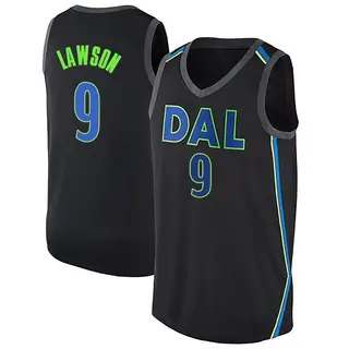 Youth A.J. Lawson Dallas Mavericks Nike Swingman Black Jersey - City Edition