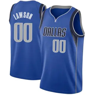 Youth A.J. Lawson Dallas Mavericks Nike Swingman Royal Jersey - Icon Edition