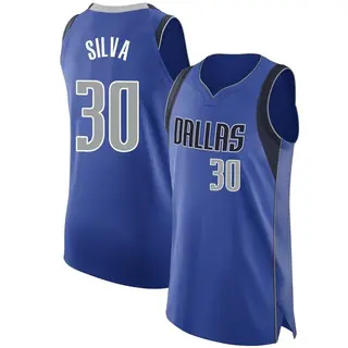 Youth Chris Silva Dallas Mavericks Nike Authentic Royal 2020/21 Jersey - Icon Edition