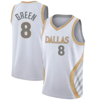 Youth Josh Green Dallas Mavericks Nike Swingman White 2020/21 Jersey - City Edition