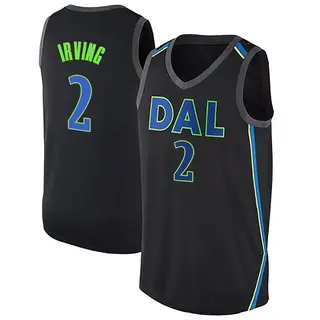 Youth Kyrie Irving Dallas Mavericks Nike Swingman Black Jersey - City Edition