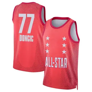 Youth Luka Doncic Dallas Mavericks Jordan Brand Swingman Maroon 2022 All-Star Game Jersey
