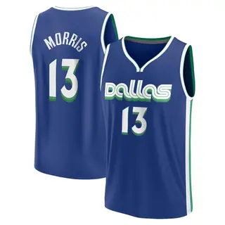Youth Markieff Morris Dallas Mavericks Fanatics Branded Fast Break Blue 2022/23 City Edition Jersey