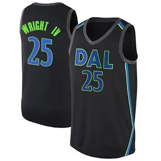 Youth McKinley Wright IV Dallas Mavericks Nike Swingman Black Jersey - City Edition