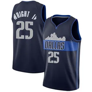 Youth McKinley Wright IV Dallas Mavericks Nike Swingman Navy Jersey - Statement Edition