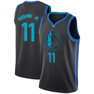 Youth Tim Hardaway Jr. Dallas Mavericks Nike Swingman Anthracite 2018/19 Jersey - City Edition