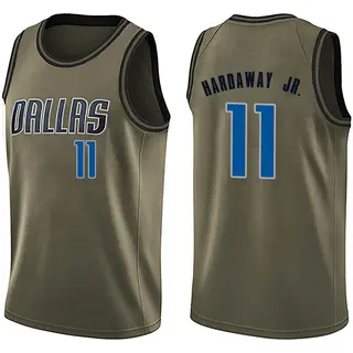 Youth Tim Hardaway Jr. Dallas Mavericks Nike Swingman Green Salute to Service Jersey
