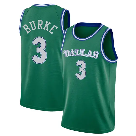 Youth Trey Burke Dallas Mavericks Nike Swingman Green 2020/21 Hardwood Classics Jersey
