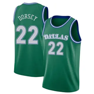 Youth Tyler Dorsey Dallas Mavericks Nike Swingman Green 2020/21 Hardwood Classics Jersey